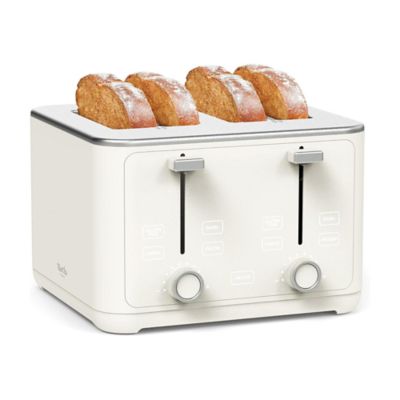 Martha Stewart Classic 4 Slice Toaster Linen Cream