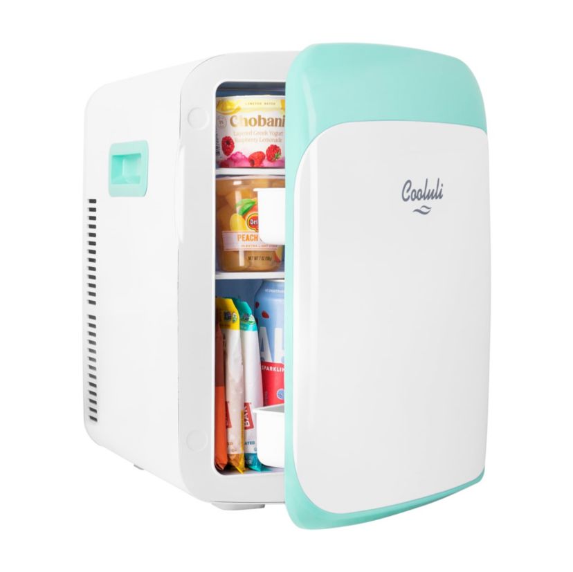 Classic 15L Mini Fridge Teal/White