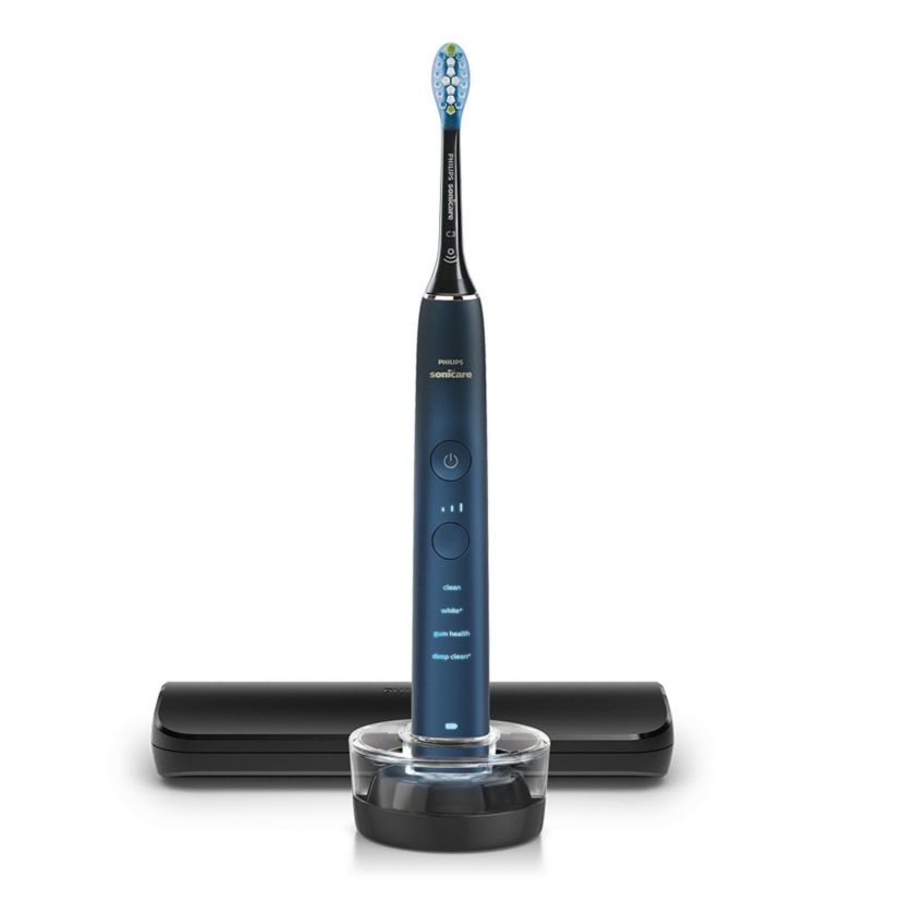 Philips Sonicare  - 9000 Special Edition Rechargeable Power Toothbrush Blue Black