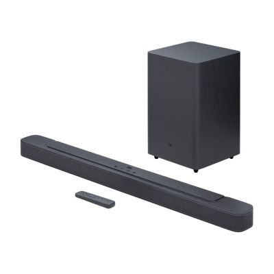 JBL Bar 2.1 Deep Bass 2.1 Channel Soundbar w/ Wireless Subwoofer, Black