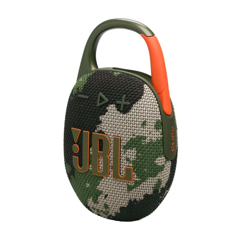 Clip 5 Ultra-Portable Waterproof Speaker w/ Carabiner Squad Camo