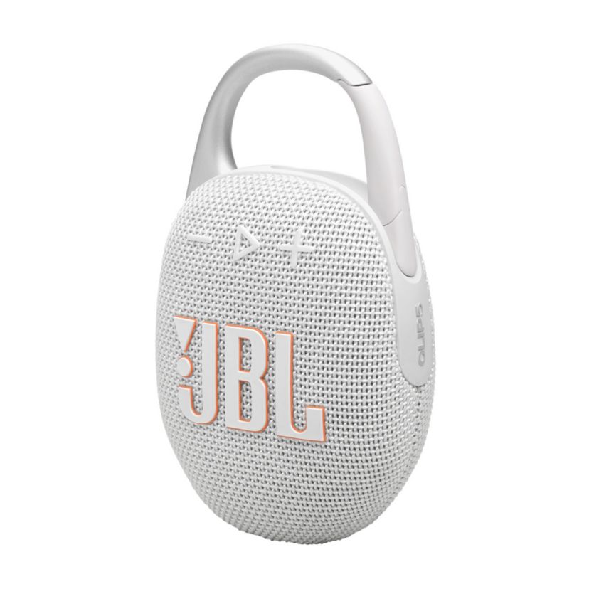 Clip 5 Ultra-Portable Waterproof Speaker w/ Carabiner White