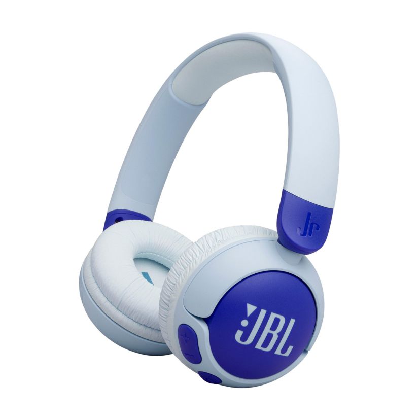 JUNIOR 320BT Kid Safe Wireless On Ear Noise Cancelling Headphones Blue
