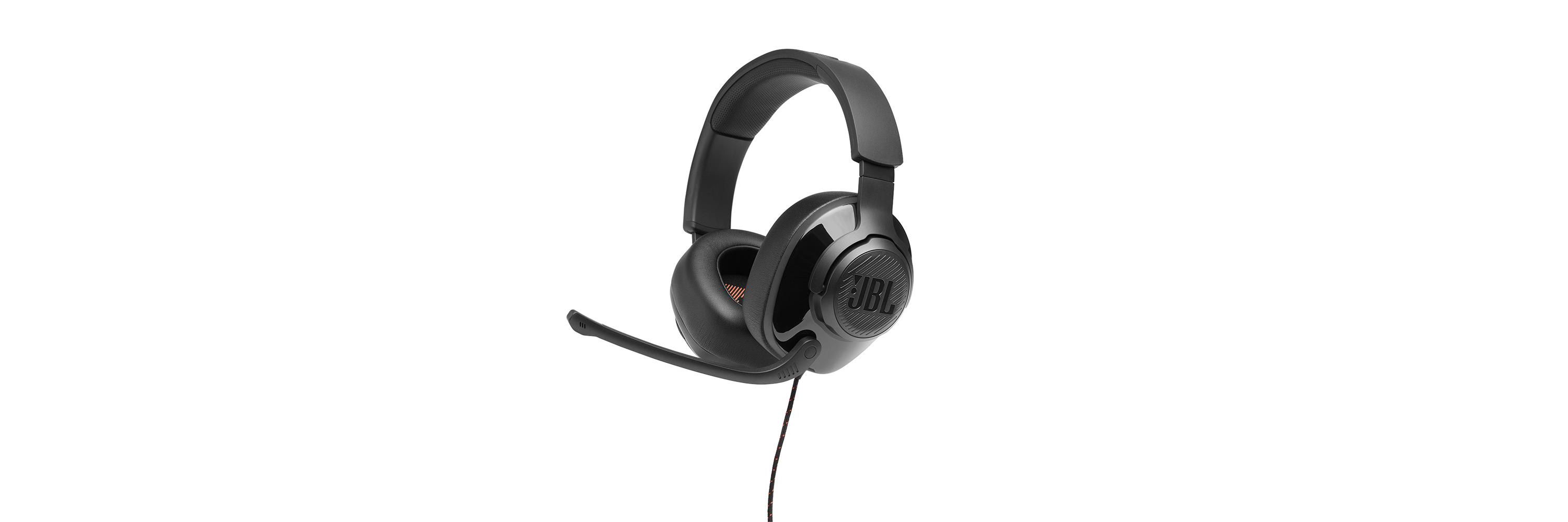 Quantum 300 Hybrid Wired OverEar Gaming Headset w/ Flipup Mic