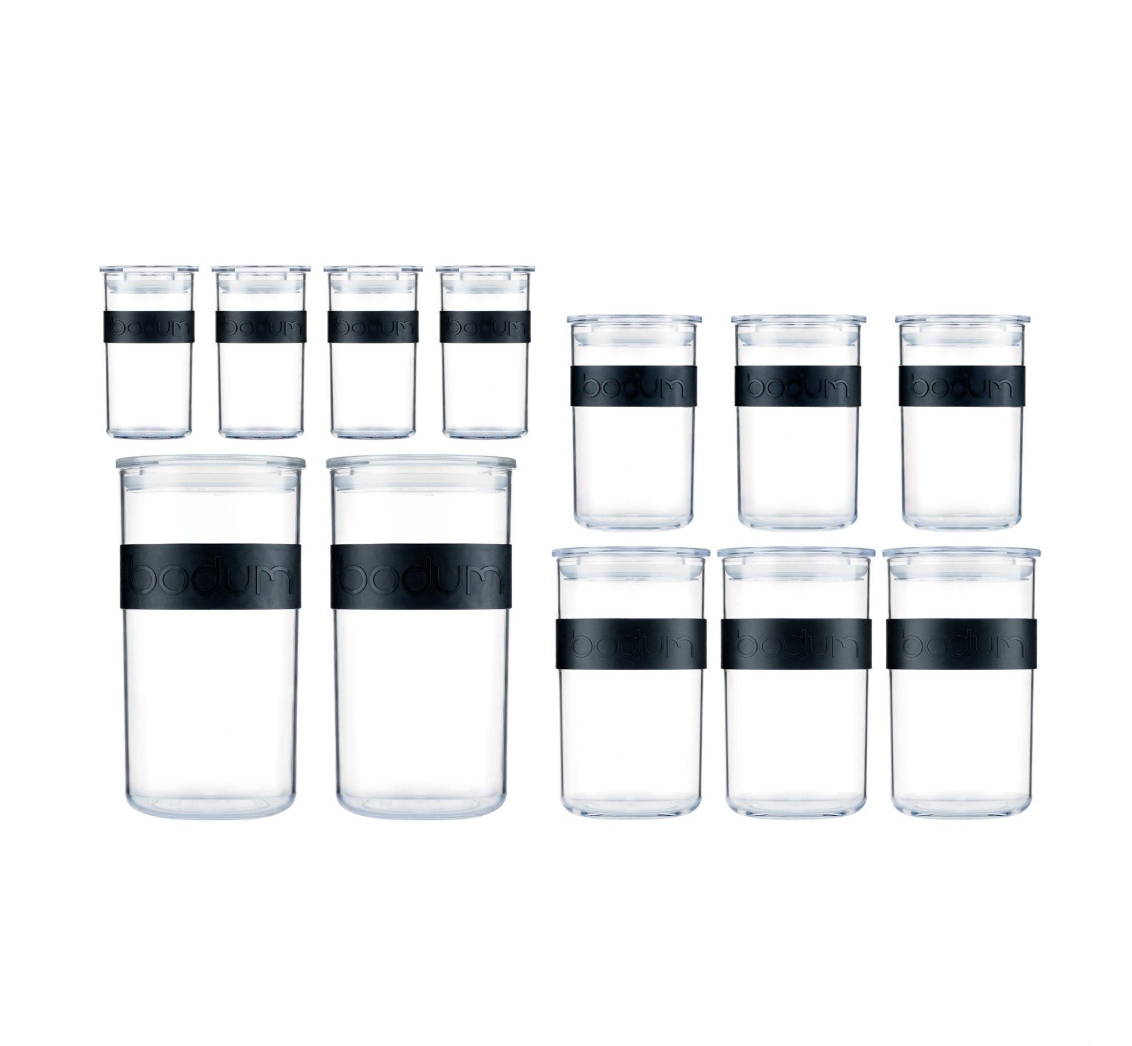 Presso 12pc Shatterproof Food Storage Jars