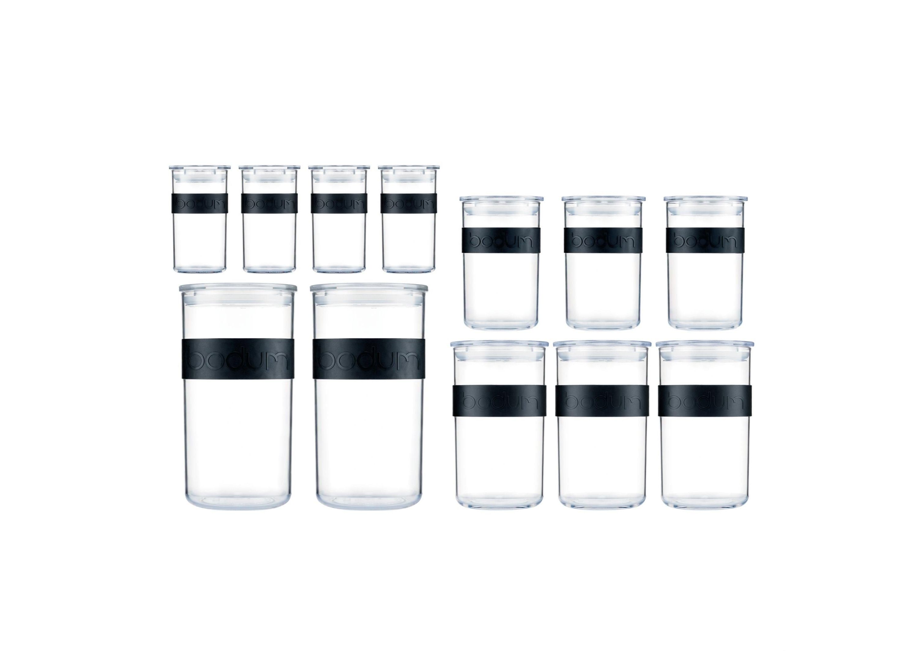 Presso 12pc Shatterproof Food Storage Jars