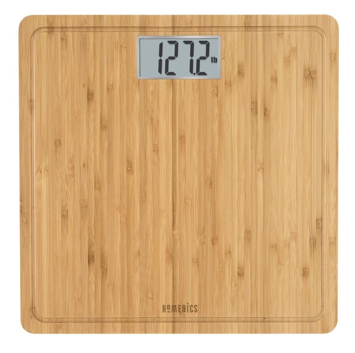 Homedics Natural Bamboo Digital Bathroom Scale