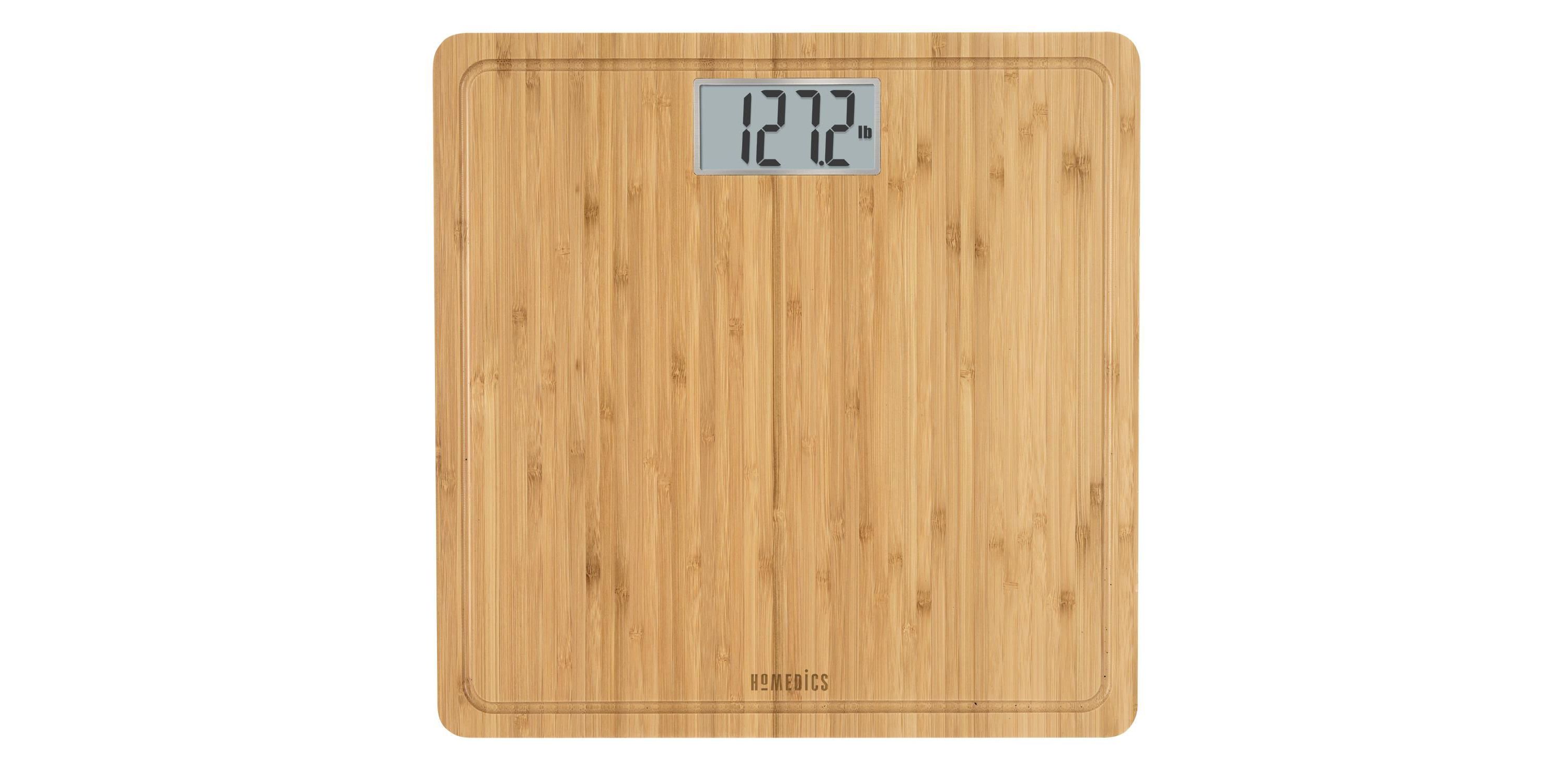 Homedics Natural Bamboo Digital Bathroom Scale