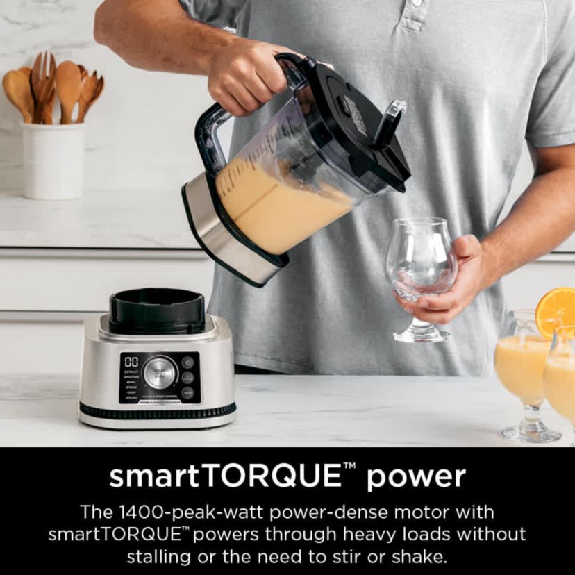 Foodi Power Blender & Processor System with Smoothie Bowl Maker and Nutrient Extractor + 4-in-1 Blender 1400WP