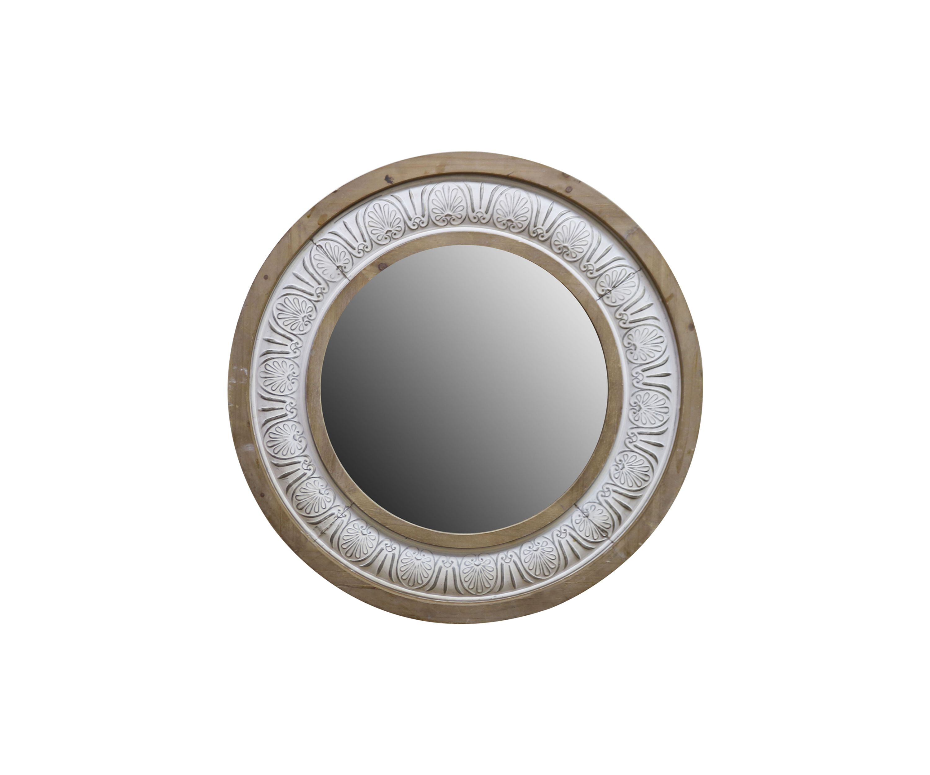 Two-Tone Round Mirror 