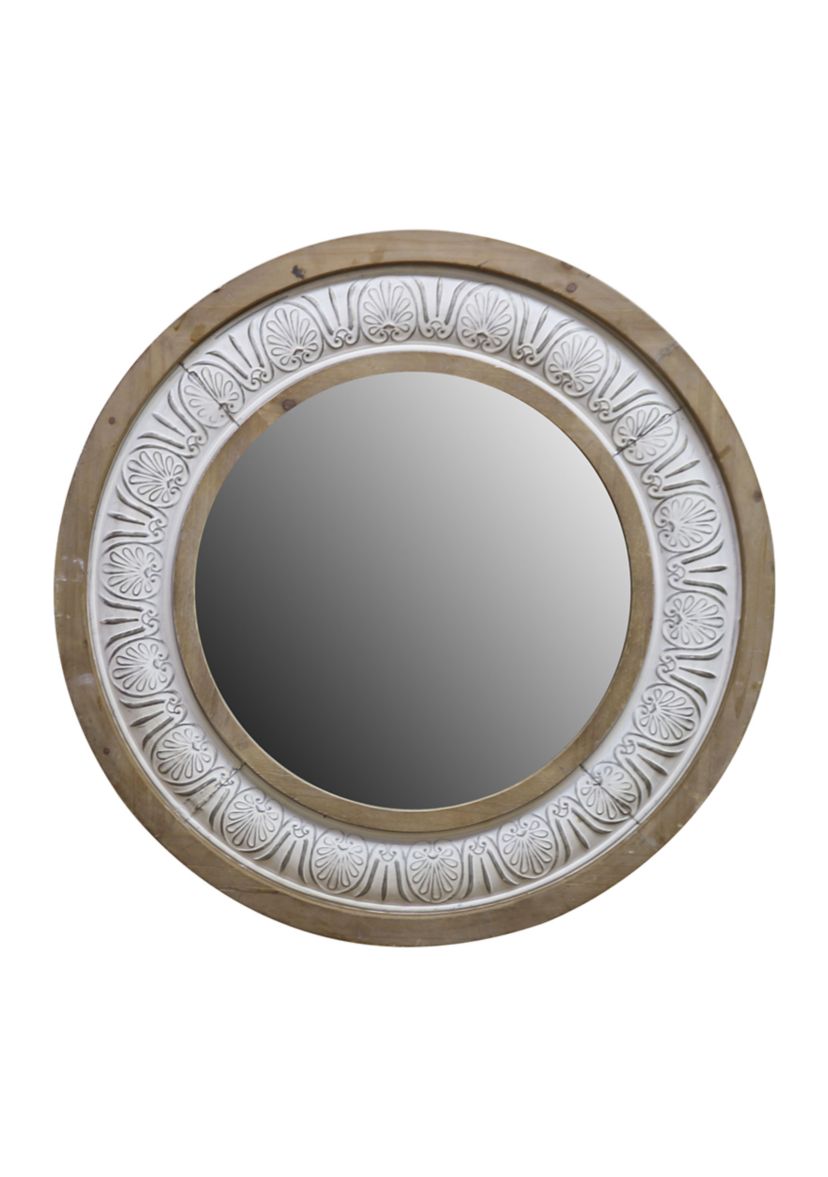 Two-Tone Round Mirror 