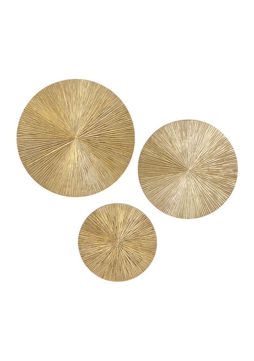 Contemporary Wooden Wall Decor - Set of 3