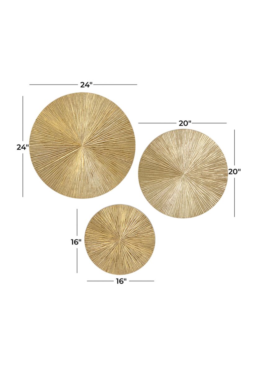 Contemporary Wooden Wall Decor - Set of 3