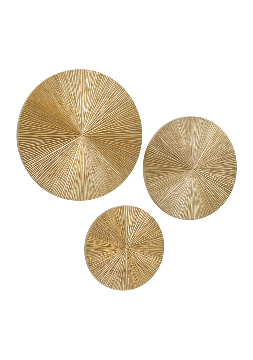 Contemporary Wooden Wall Decor - Set of 3