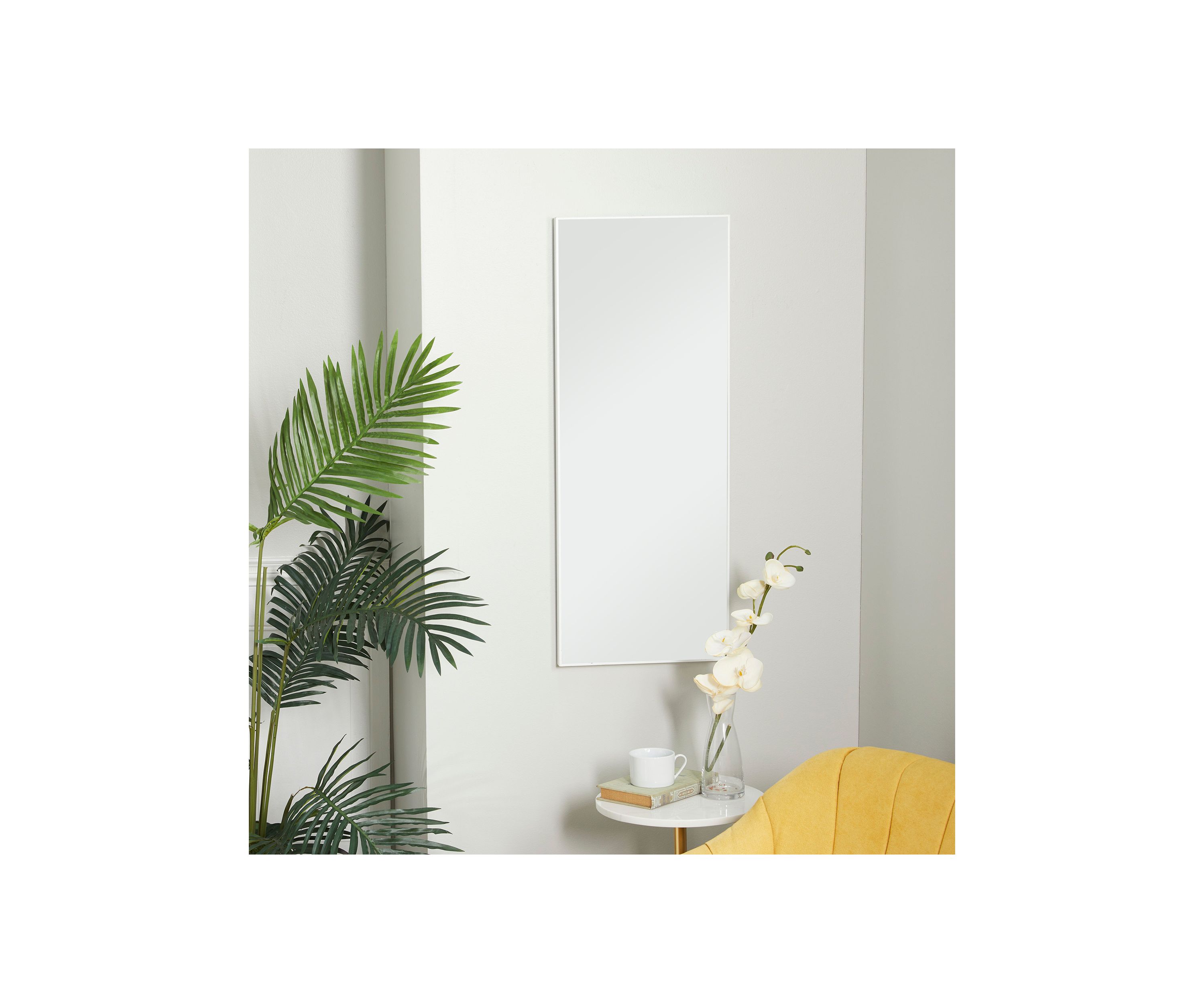 Contemporary Wooden Wall Mirror