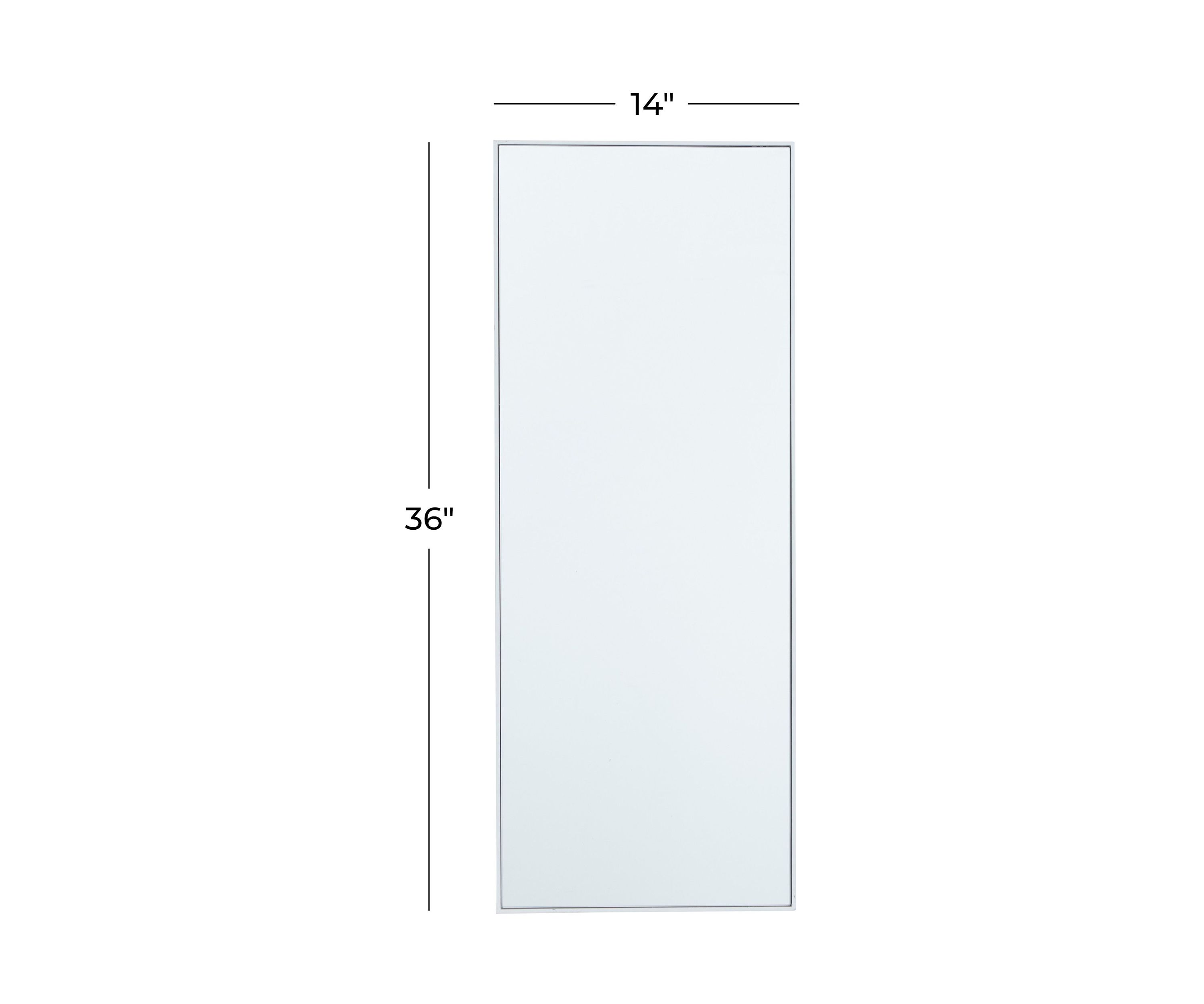 Contemporary Wooden Wall Mirror