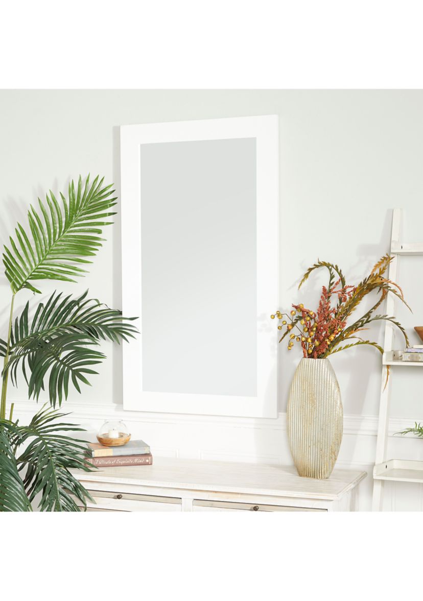 Contemporary Wooden Wall Mirror