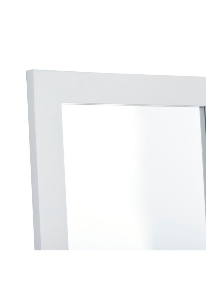 Contemporary Wooden Wall Mirror