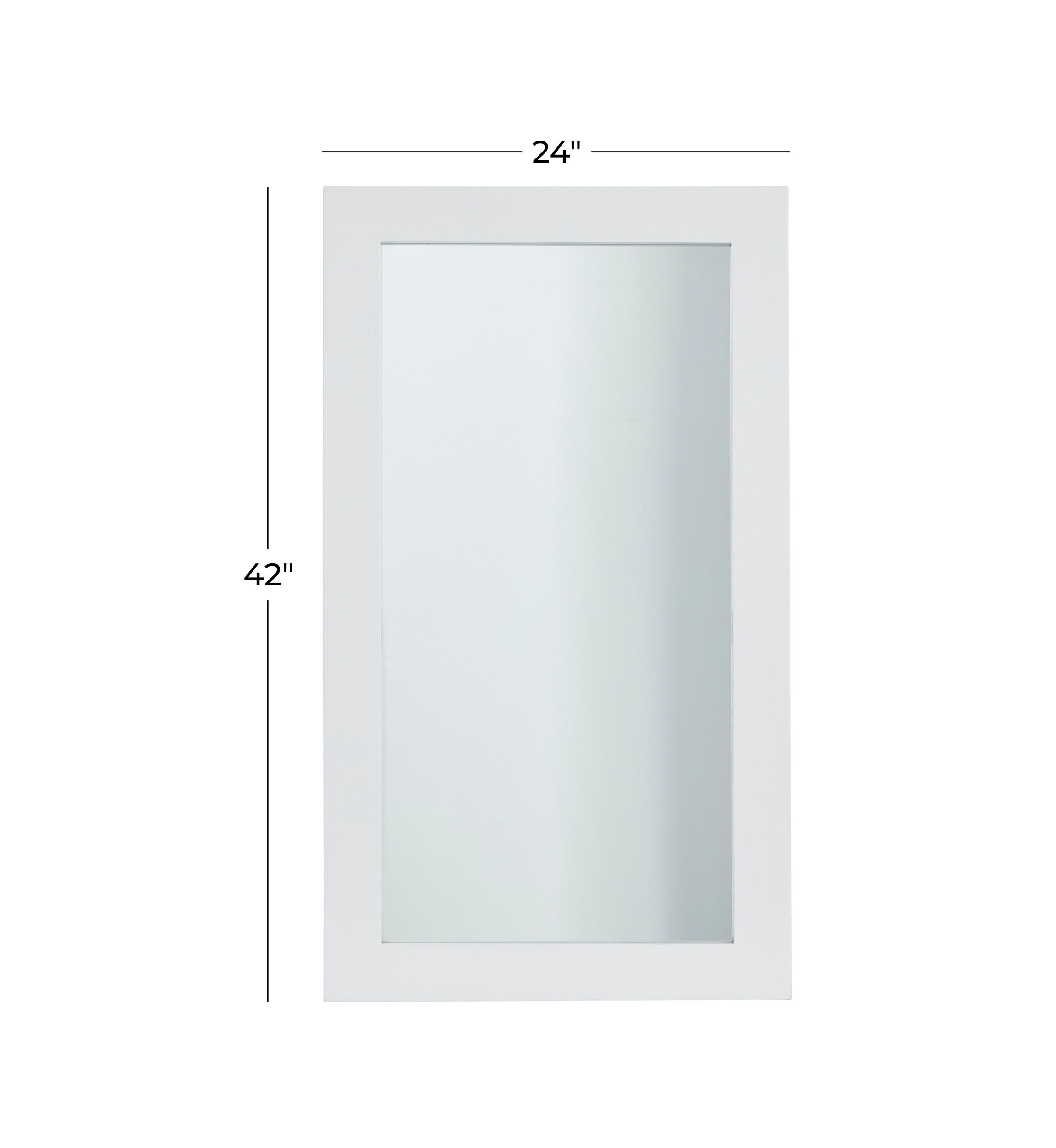 Contemporary Wooden Wall Mirror