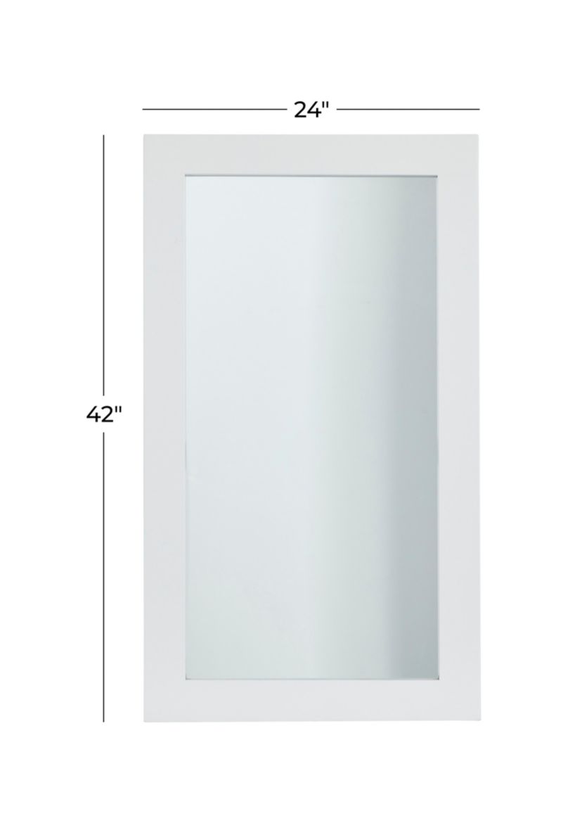 Contemporary Wooden Wall Mirror