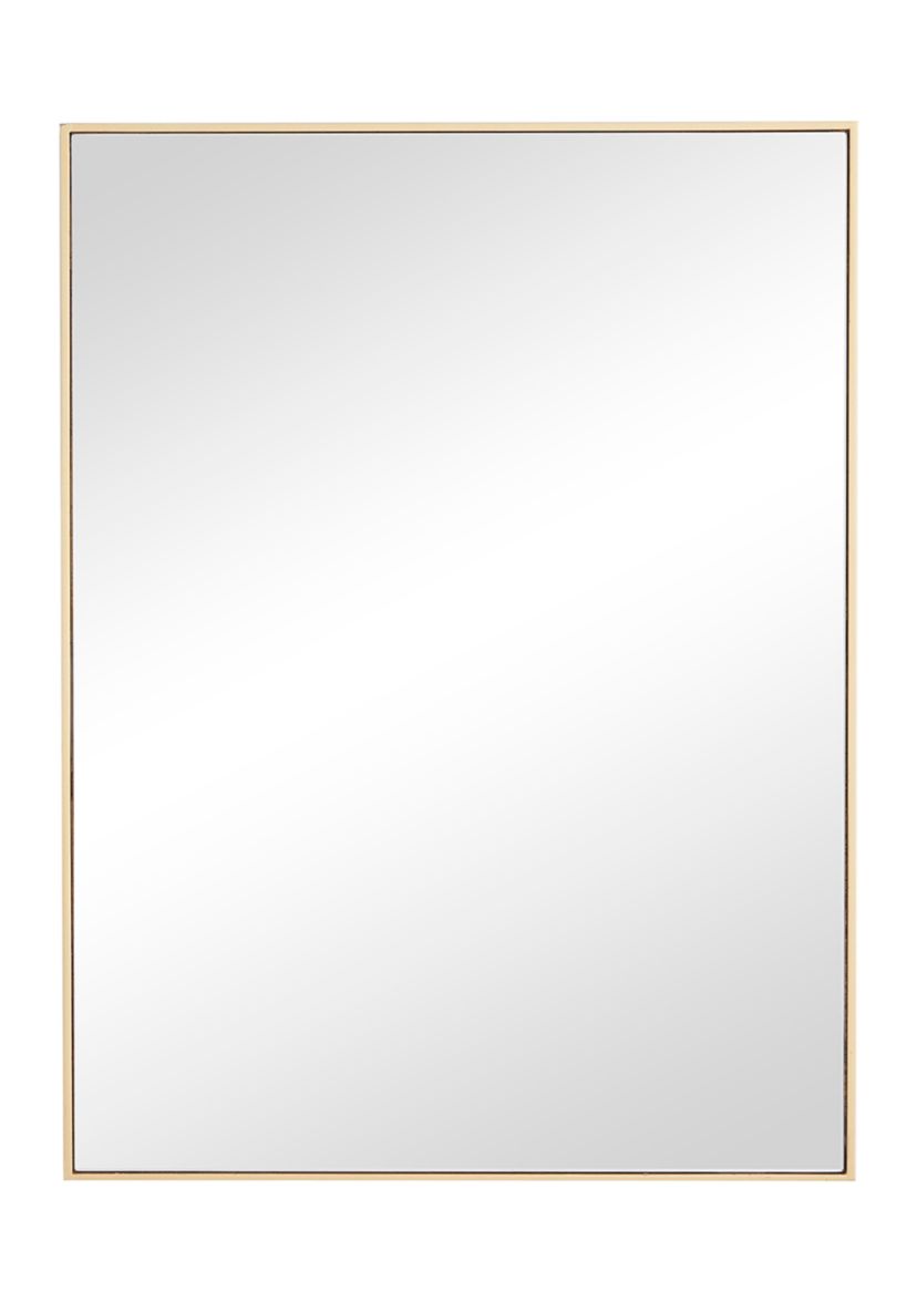 Contemporary Wooden Wall Mirror