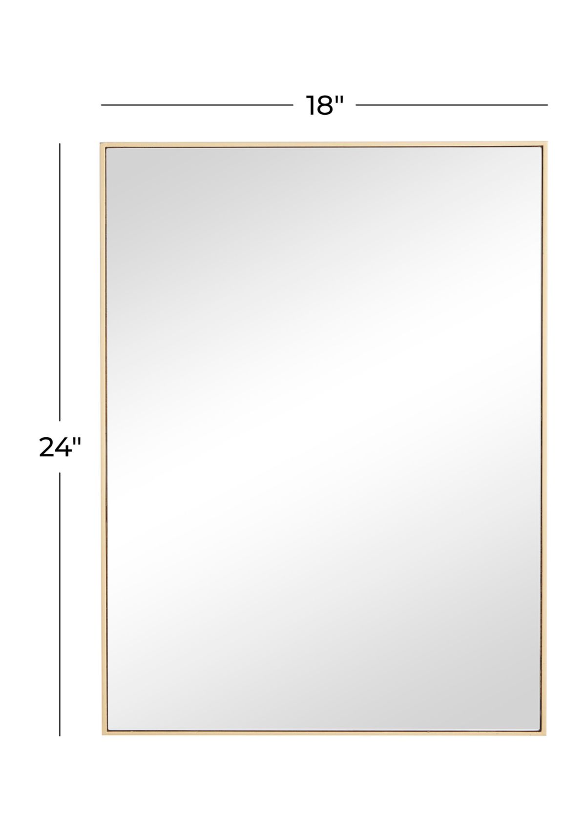 Contemporary Wooden Wall Mirror