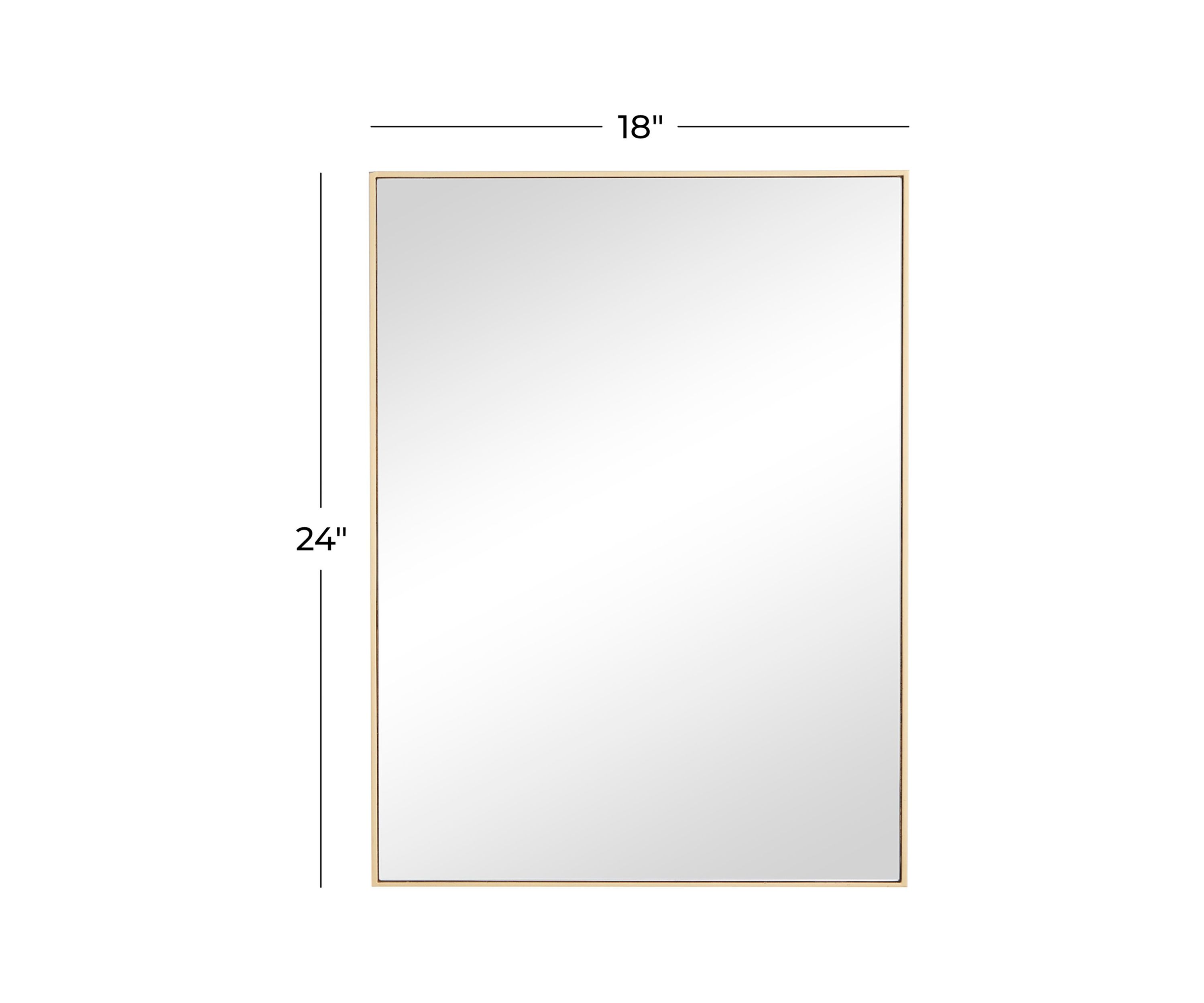 Contemporary Wooden Wall Mirror