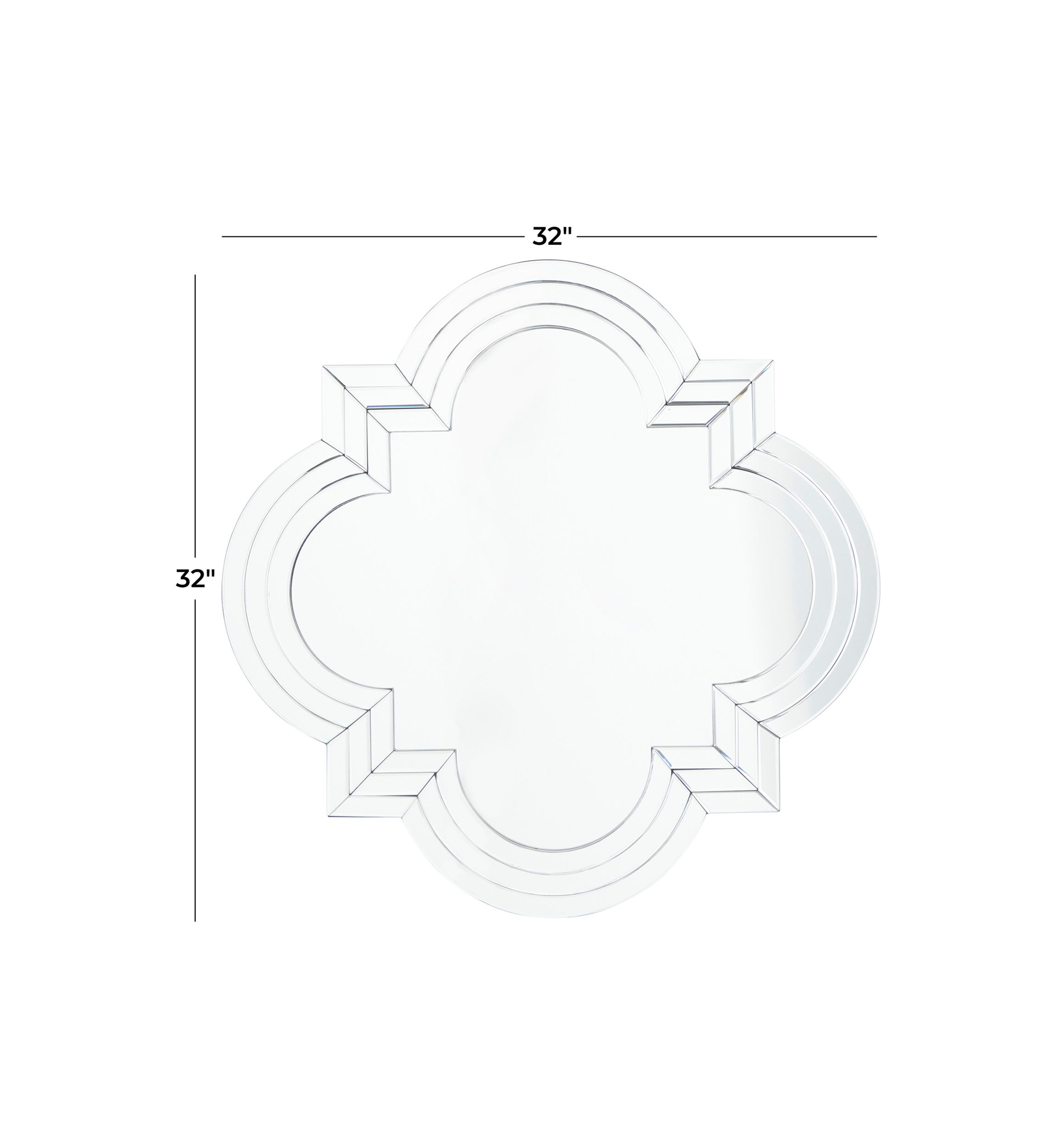 Glam Glass Wall Mirror