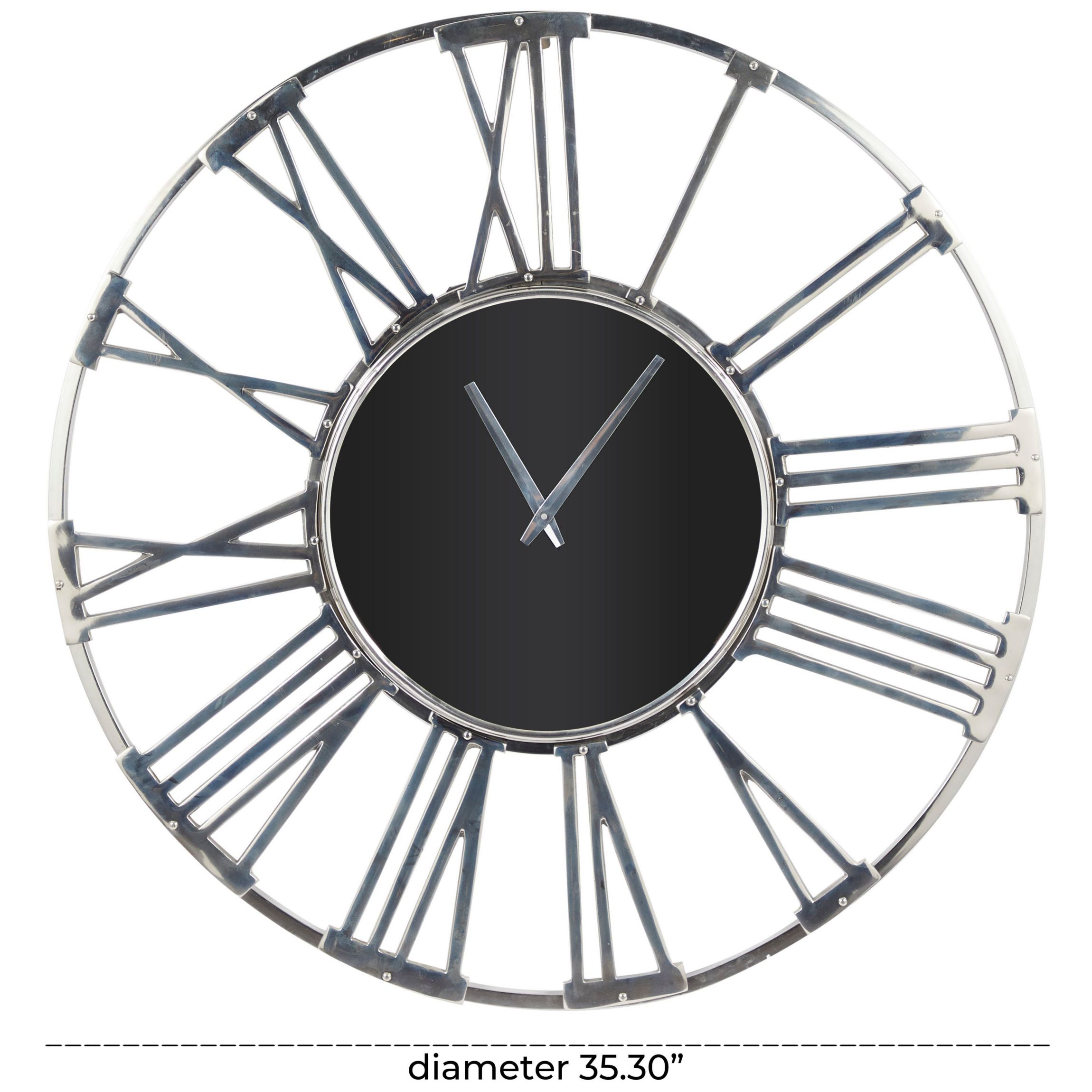Modern Aluminum Wall Clock