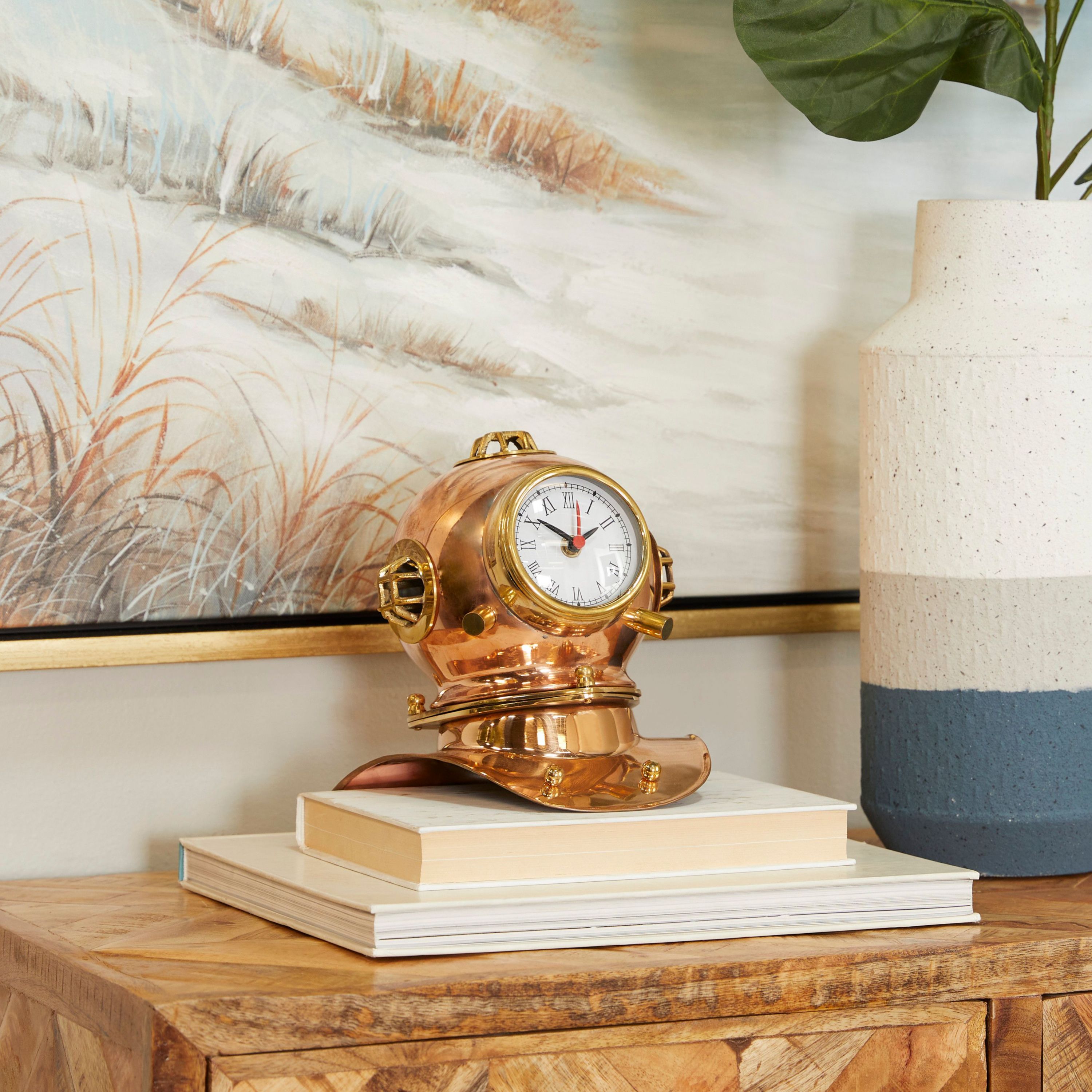 Nautical Brass Clock