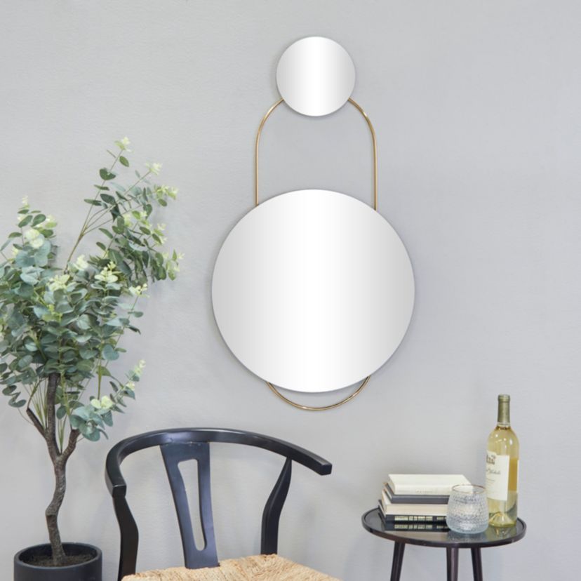 Glam Metal Wall Mirror
