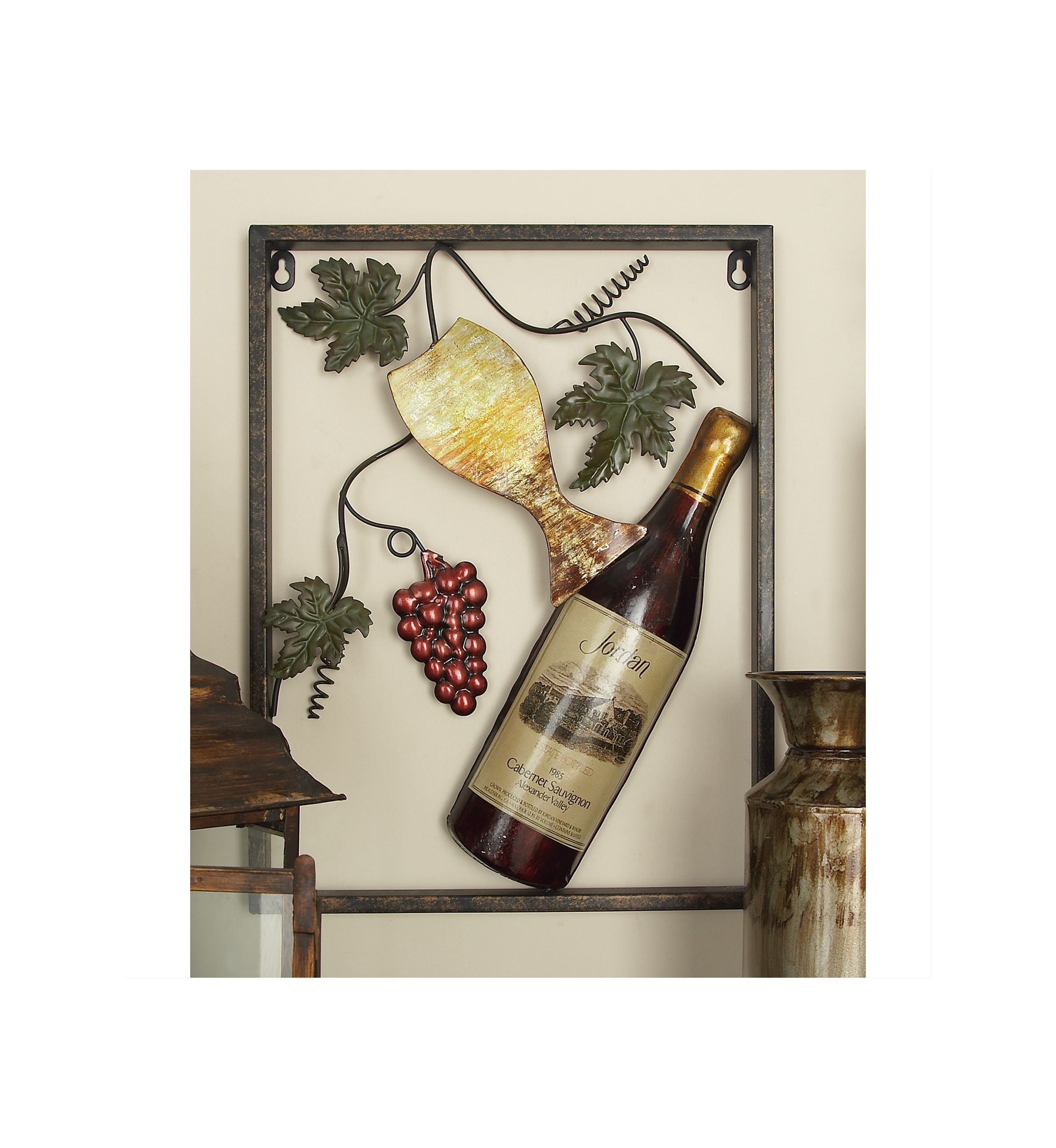 Traditional Metal Wall Decor - Set of 4