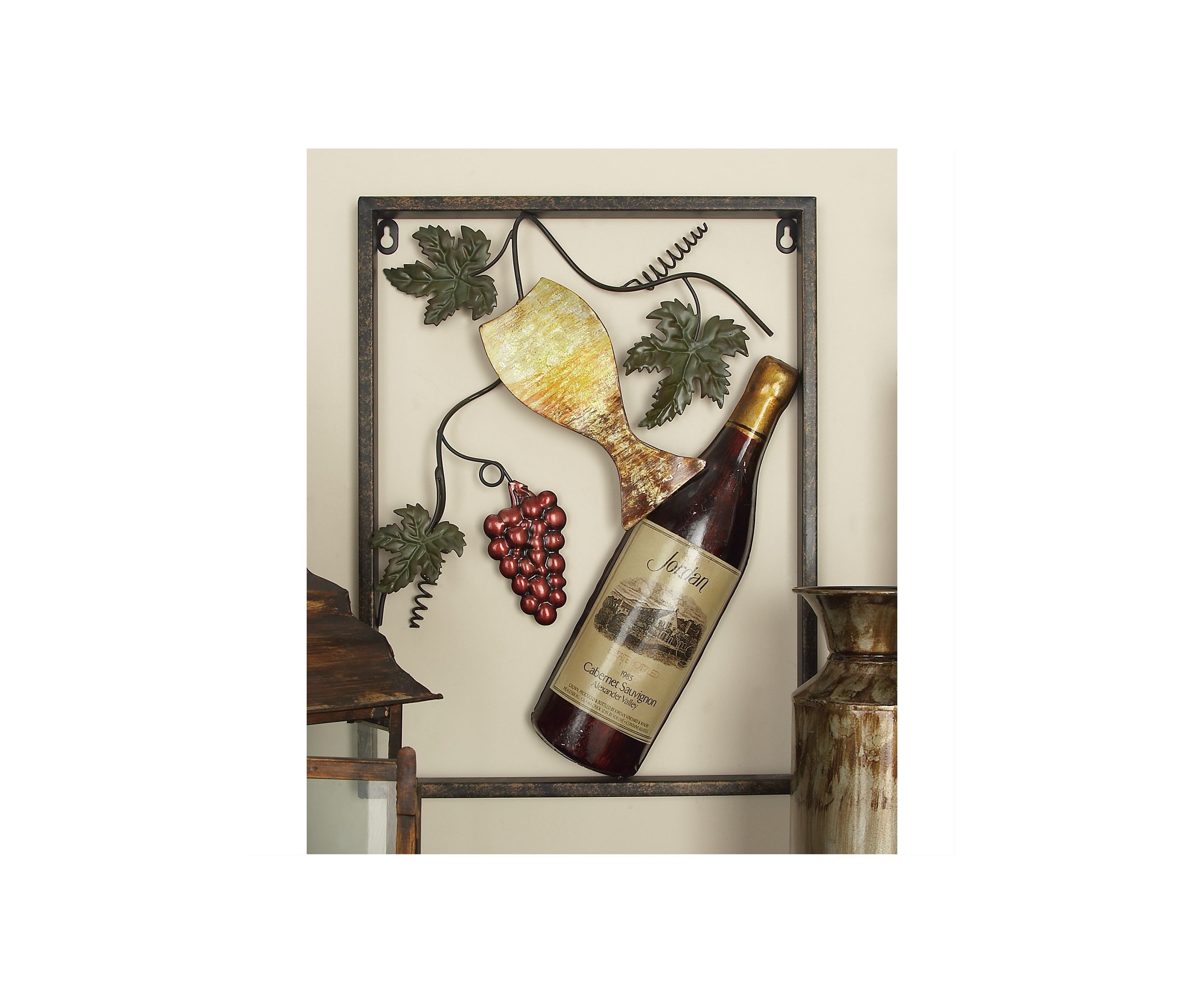 Traditional Metal Wall Decor - Set of 4