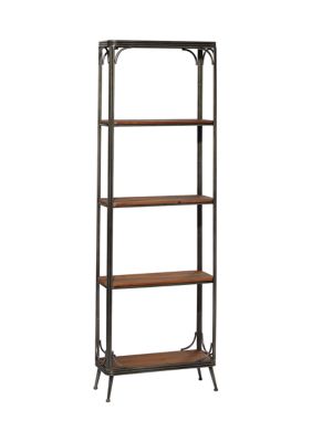 Industrial Wood Shelving Unit