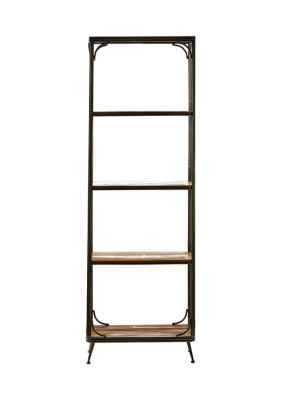 Industrial Wood Shelving Unit