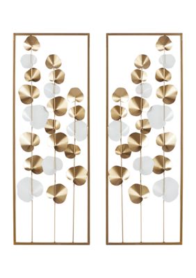 Modern Metal Wall Decor - Set of 2