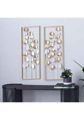 Modern Metal Wall Decor - Set of 2