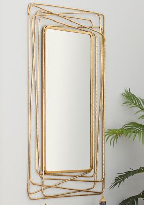 Contemporary Metal Wall Mirror