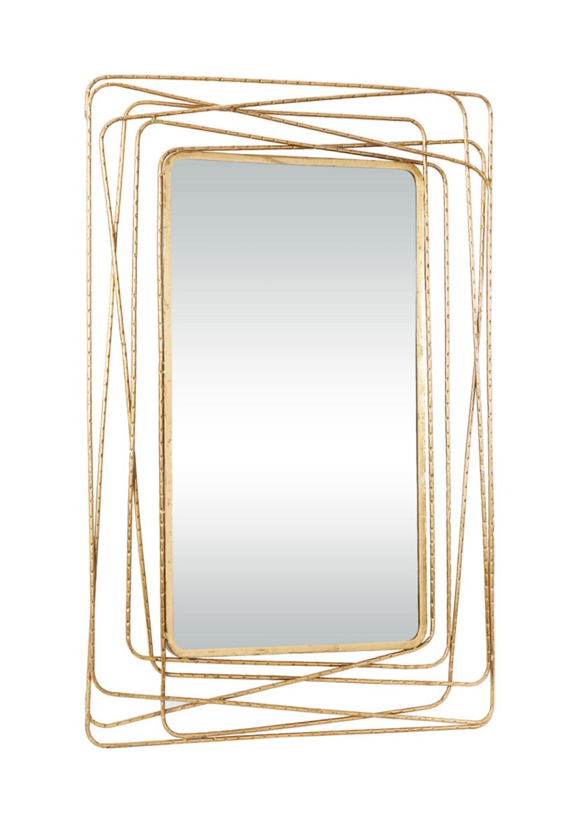Contemporary Metal Wall Mirror