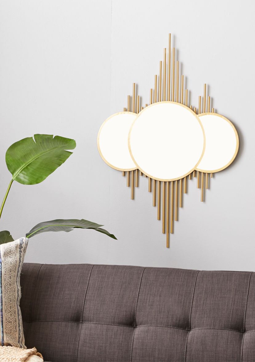 Contemporary Metal Wall Mirror