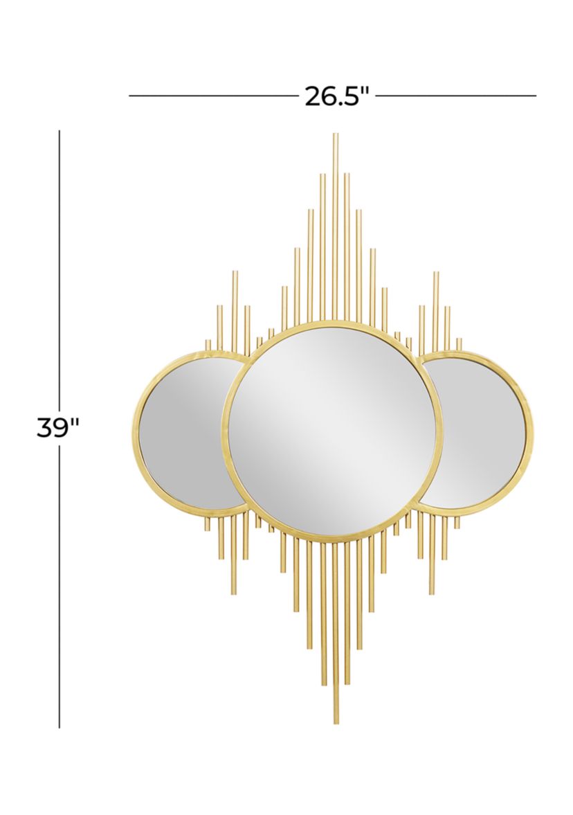 Contemporary Metal Wall Mirror