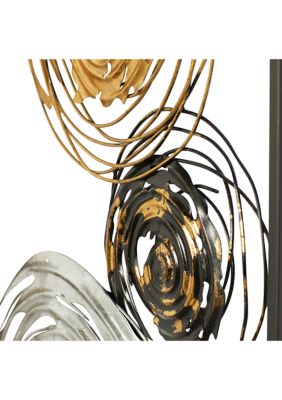 Contemporary Metal Wall Decor - Set of 2