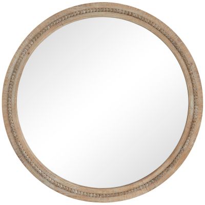 Bohemian Wood Wall Mirror