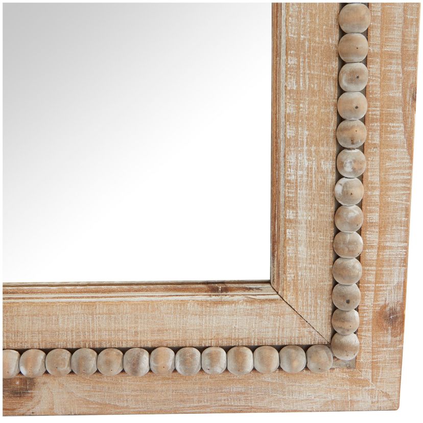 Bohemian Wood Wall Mirror