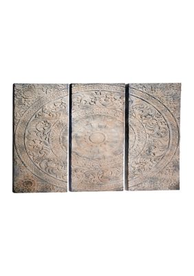 Wood Vintage Wall Décor - Set of 3