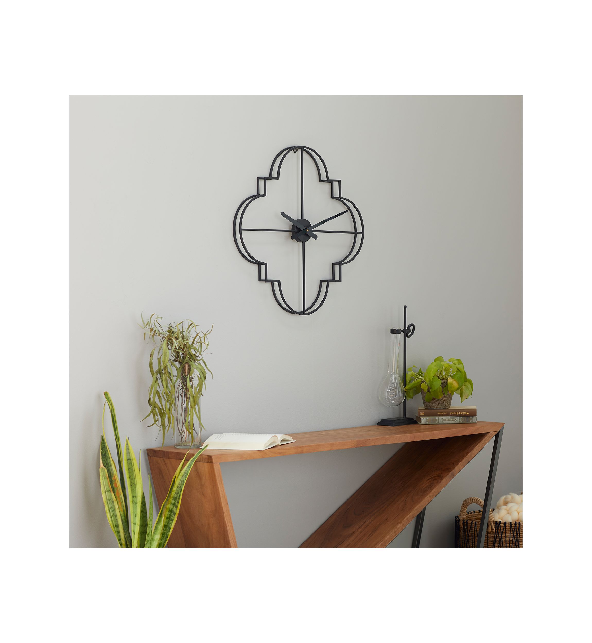 Glam Metal Wall Clock