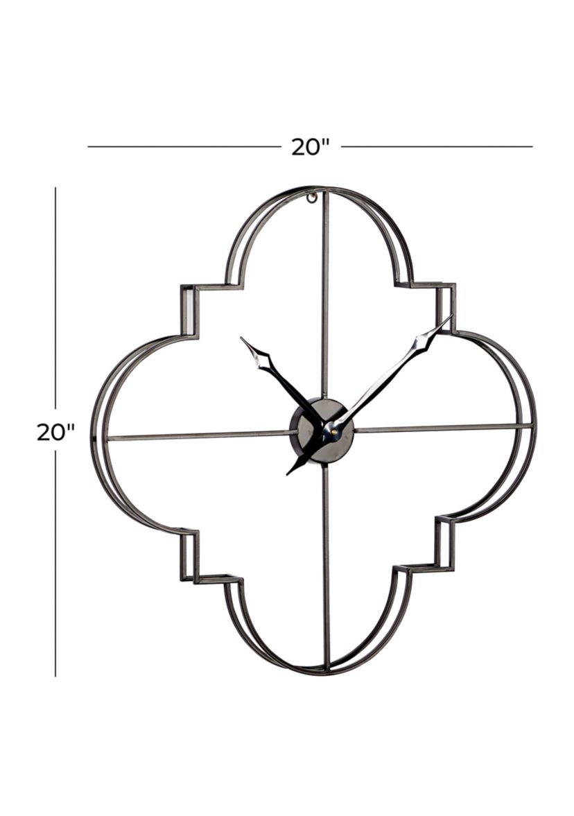 Glam Metal Wall Clock