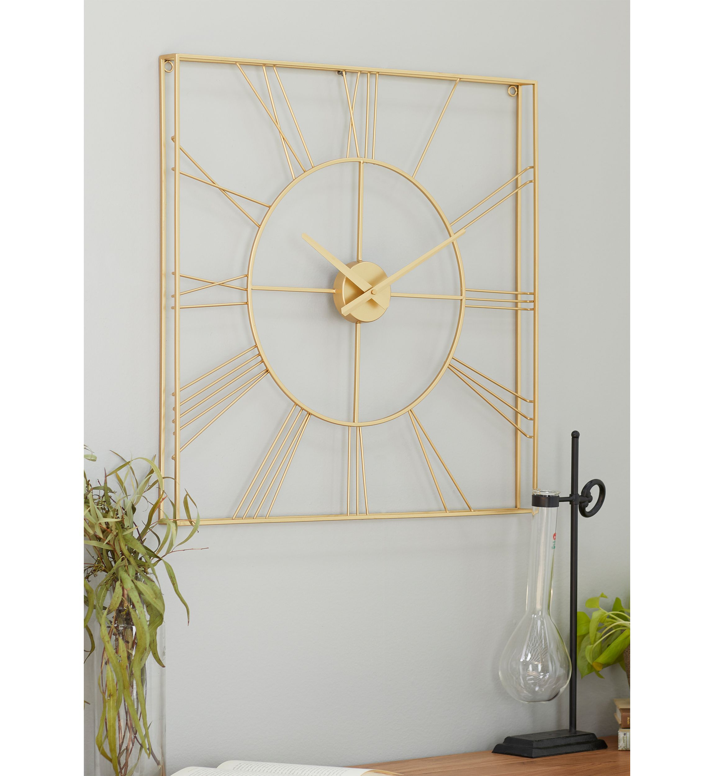 Glam Metal Wall Clock
