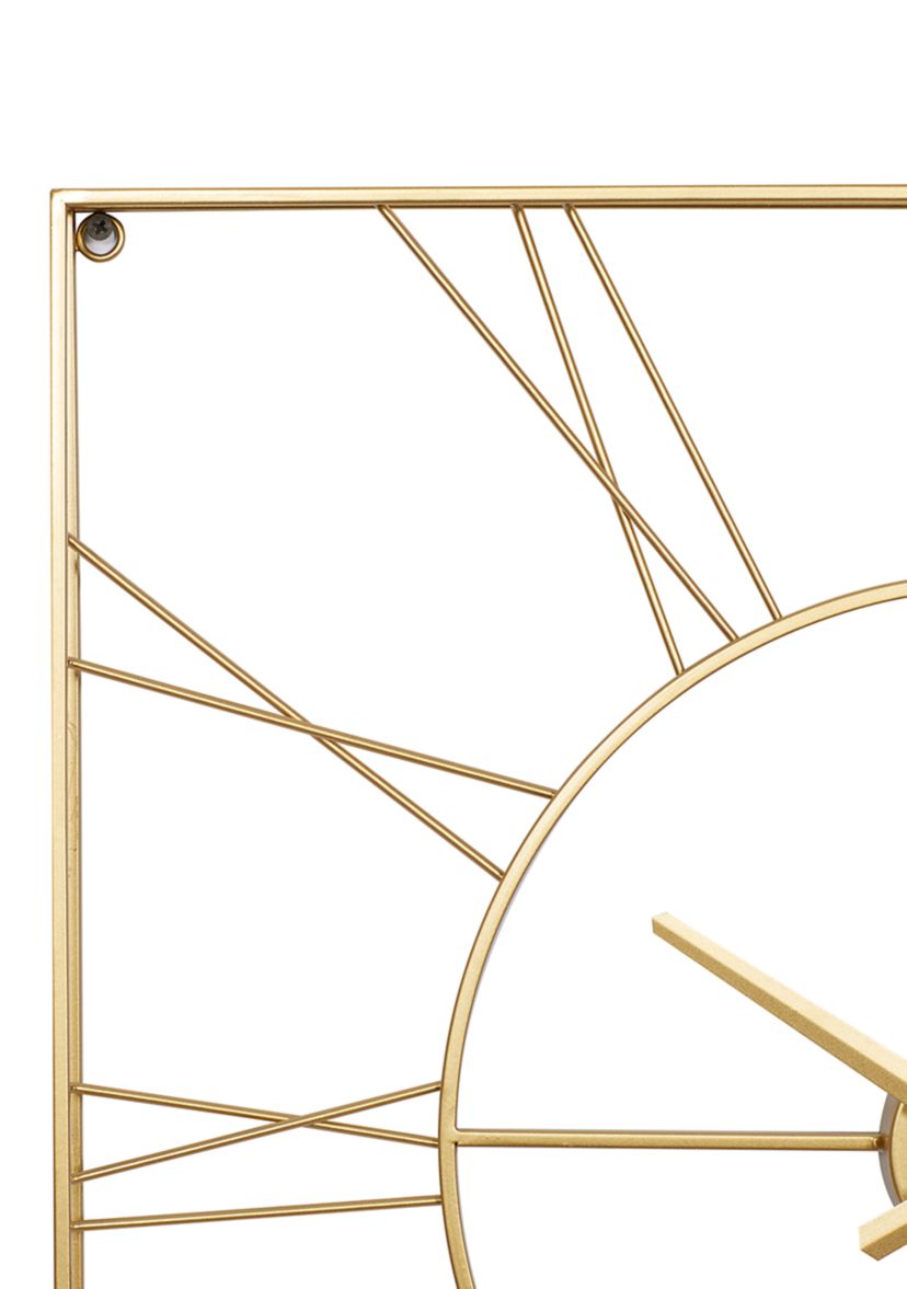 Glam Metal Wall Clock