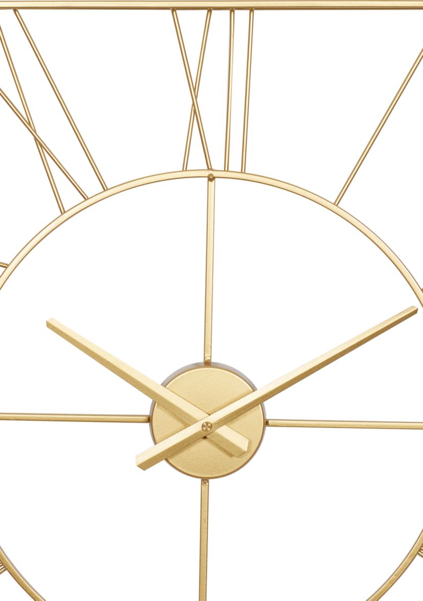 Glam Metal Wall Clock
